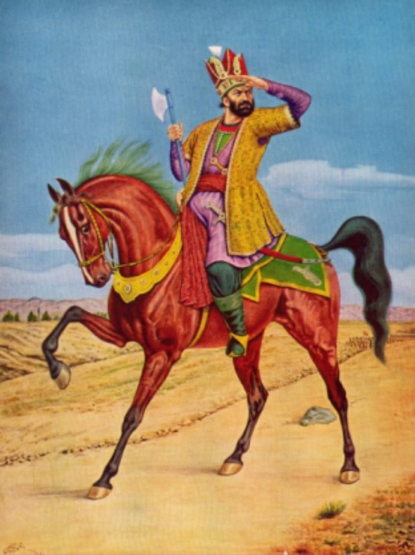 نادرشاه - رسام ارژنگی